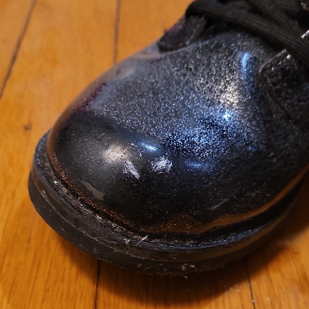 UGG Kids Shiny Black Boots - Picture 11 of 12